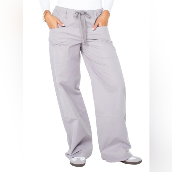 Celebrity Pink Butter Twill Wide Leg Pants Gray Size Large NWT Oversied Relaxed - Picture 2 of 10